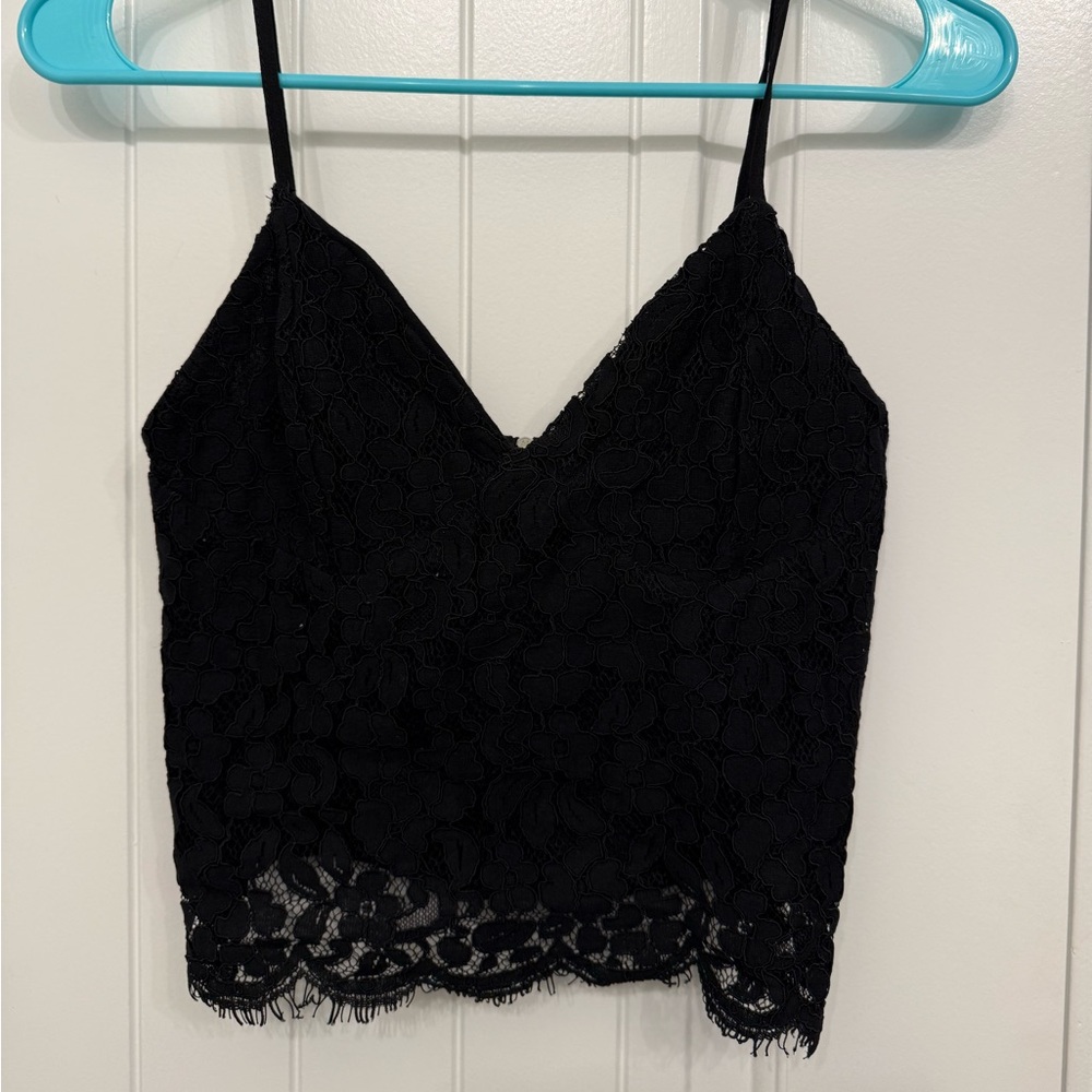 Lacy crop top